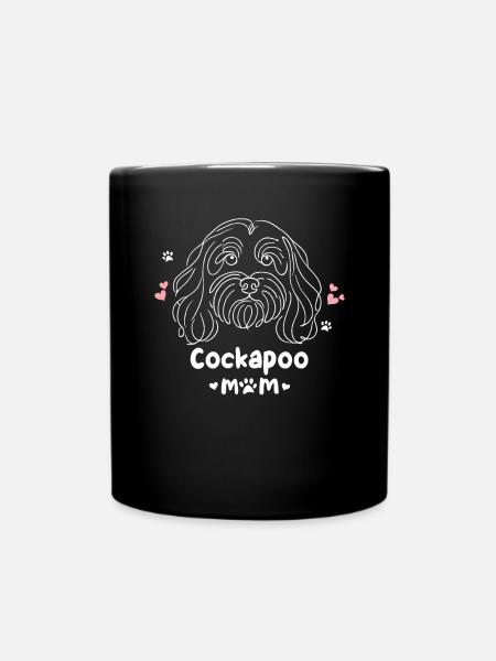 Cockapoo Mama Cockapoos Cockerpoo - Tasse einfarbig - Schwarz