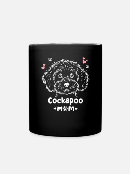Cockapoo Mama Cockapoos Cockerpoo - Tasse einfarbig - Schwarz