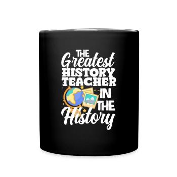 Funny Teacher Teacher Gift - Full Colour Mug - black - Front
