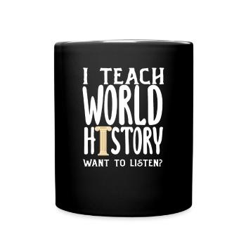Funny Teacher Teacher Gift - Full Colour Mug - black - Front