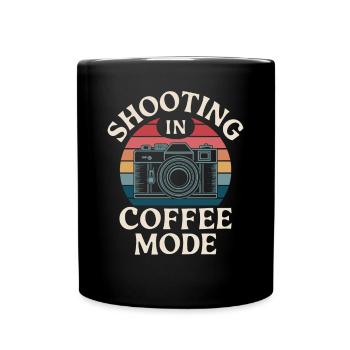 Fotograf Im Kaffeemodus Shooting In Coffee Mode - Tasse einfarbig - Schwarz - Vorne