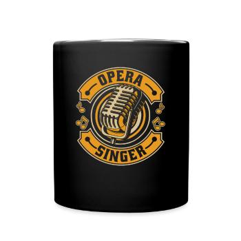 Chanteur d’opéra Chanteur d’opéra Chanteur ténor - Mug uni - noir - Devant