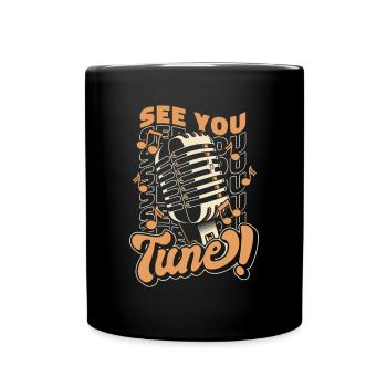 See You Tune Opéra House Chanteur Ténor Chanteur - Mug uni - noir - Devant