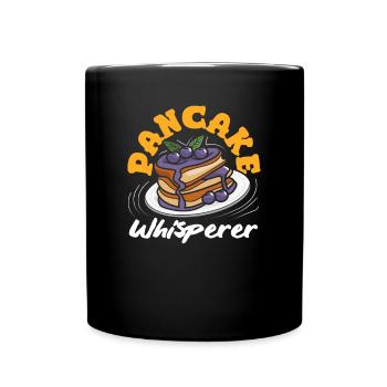 Funny Pancake Lover Gift - Full Colour Mug - black - Front