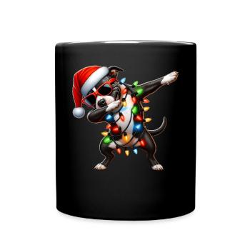 Spotting Staffordshire Bull Terrier Chien Mignon - Mug uni - noir - Devant