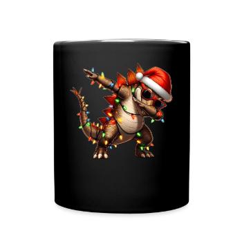 Polka Dot Stegosaurus Dinosaur Sunglasses Nied - Full Colour Mug - black - Front