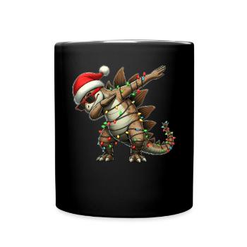 Tupfende Stegosaurus Dinosaurier-Sonnenbrille Nied - Tasse einfarbig - Schwarz - Vorne