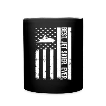 Best Jet skier Ever - Best Jetski Driver - Tasse einfarbig - Schwarz - Vorne