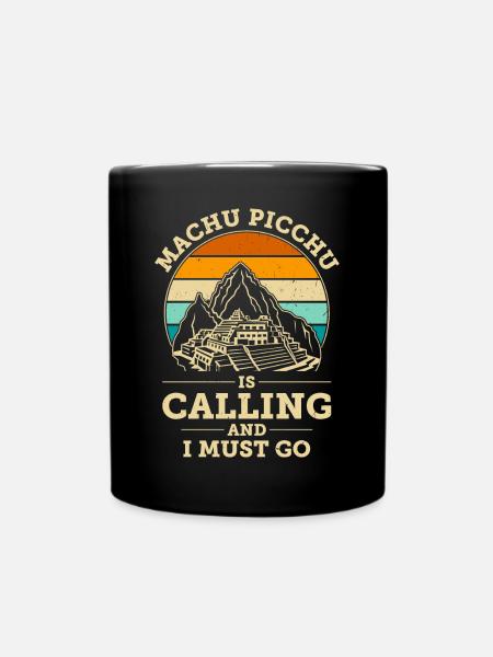 Peru Machu Picchu - Tasse einfarbig - Schwarz