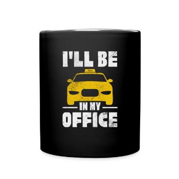 Taxi Chauffeur de taxi Profession Circulation Cadeau - Mug uni - noir - Devant