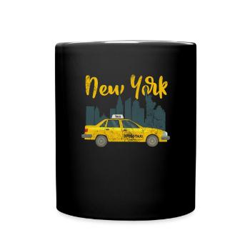 Taxi Taxi Driver Traffic Profession Gift - Full Colour Mug - black - Front