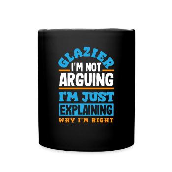 Glasses Gift - Full Colour Mug - black - Front