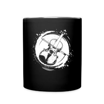 Violin - Full Colour Mug - black - Front