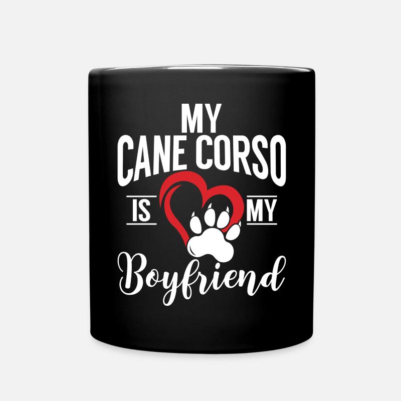 Cane Corso Gifts - Tasse einfarbig - Schwarz