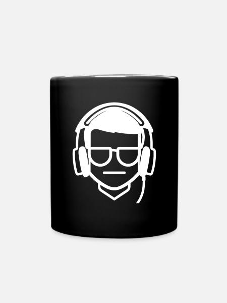 Dessin de geek de jeu - Mug uni - noir