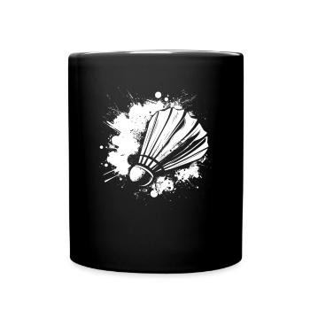 Badminton Street Art - Mug uni - noir - Devant