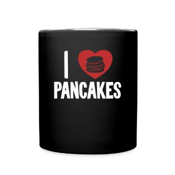 J’adore les recettes de crêpes Griddlecake Flapjack - Mug uni - noir - Devant