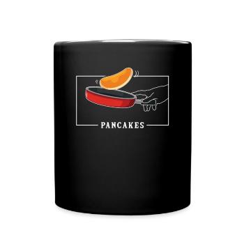 Michelangelo Kreation von Adam Pfannkuchen Rezepten - Tasse einfarbig - Schwarz - Vorne