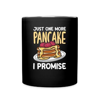 Funny Pancake Lover Gift - Full Colour Mug - black - Front