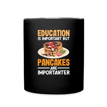 Funny Pancake Lover Gift - Full Colour Mug - black - Front
