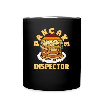 Funny Pancake Lover Gift - Full Colour Mug - black - Front