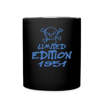 Limited Edition 1951 Birthday Born 1951 - Full Colour Mug - black - Front