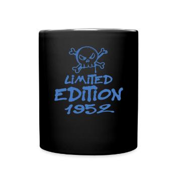 Limited Edition 1952 Geburtstag 1952 Geboren - Tasse einfarbig - Schwarz - Vorne