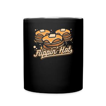 Flippin Hot Recipes Griddlecake Flapjack Lover - Mug uni - noir - Devant