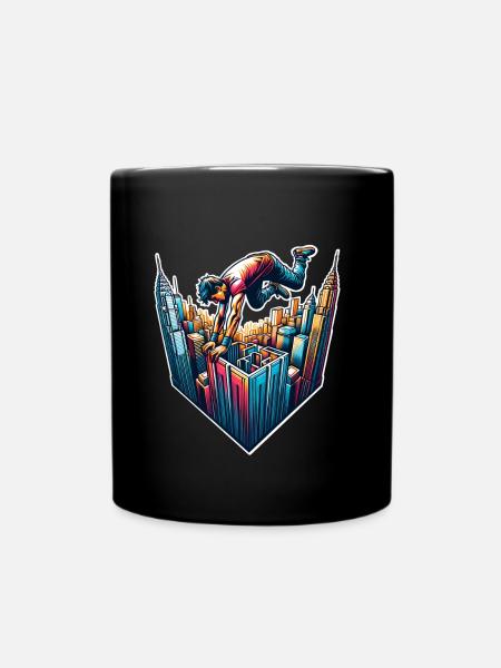 Parkour - Mug uni - noir