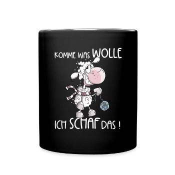 Allez, qu’est-ce que je veux, les brebis, les brebis - Mug uni - noir - Devant