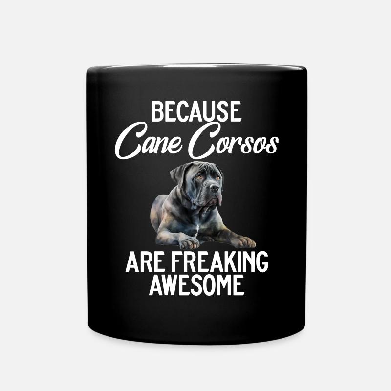 Cane Corso Gifts - Tasse einfarbig - Schwarz