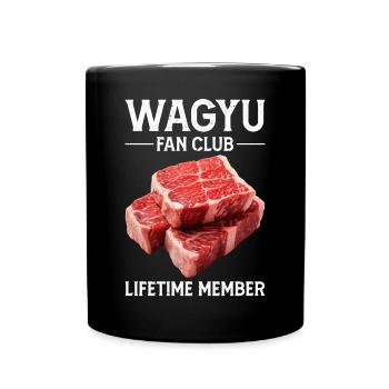 Wagyu Steak - Full Colour Mug - black - Front