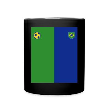 Brasilien Brazil shirt Brasilianer Rio de Janeirao - Tasse einfarbig - Schwarz - Vorne