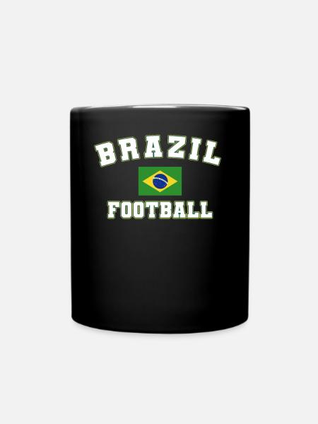 Brasilien Brazil shirt Brasilianer Rio de Janeirao - Tasse einfarbig - Schwarz