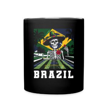 Brasilien Brazil shirt Brasilianer Rio de Janeirao - Tasse einfarbig - Schwarz - Vorne