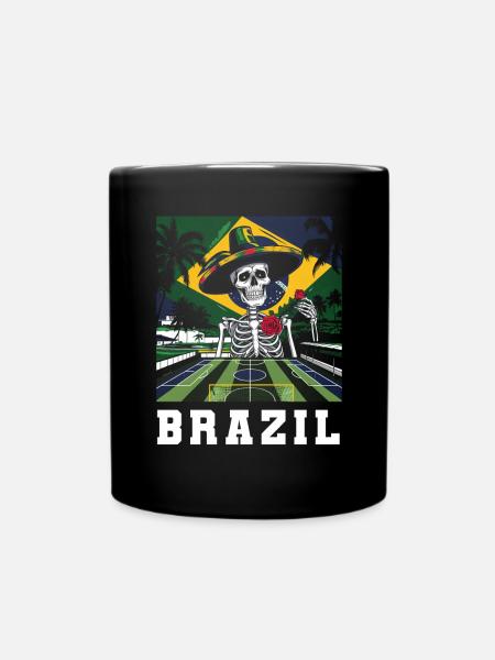 Brésil Brésil Maillot brésilien Rio de Janeiro - Mug uni - noir