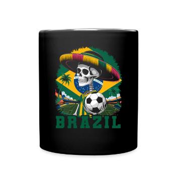 Brasilien Brazil shirt Brasilianer Rio de Janeirao - Tasse einfarbig - Schwarz - Vorne