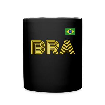 Brazil Brazil shirt Brazilian Rio de Janeirao - Full Colour Mug - black - Front