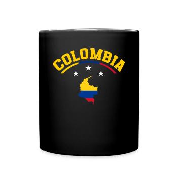 Kolumbien Colombia Medellin Urlaub Bogota Cali - Tasse einfarbig - Schwarz - Vorne