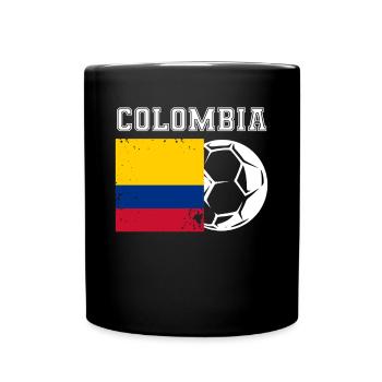Kolumbien Colombia Medellin Urlaub Bogota Cali - Tasse einfarbig - Schwarz - Vorne