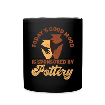 Pottery Ceramics Artist Today's - Tasse einfarbig - Schwarz - Vorne