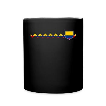 Kolumbien Colombia Medellin Urlaub Bogota Cali - Tasse einfarbig - Schwarz - Vorne
