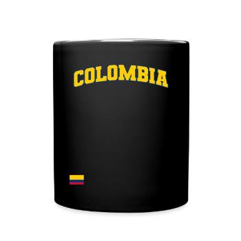 Kolumbien Colombia Medellin Urlaub Bogota Cali - Tasse einfarbig - Schwarz - Vorne