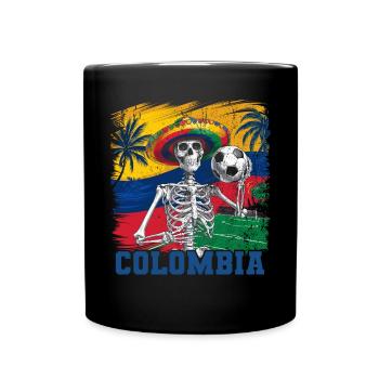 Kolumbien Colombia Medellin Urlaub Bogota Cali - Tasse einfarbig - Schwarz - Vorne