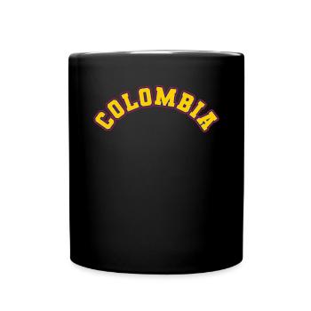 Kolumbien Colombia Medellin Urlaub Bogota Cali - Tasse einfarbig - Schwarz - Vorne