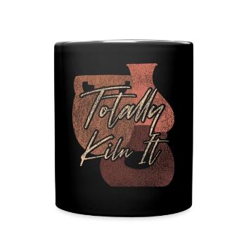 Pottery Ceramics Artist Pun - Full Colour Mug - black - Front