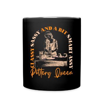 Pottery Ceramics Artist Classy - Tasse einfarbig - Schwarz - Vorne