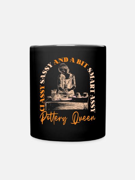 Pottery Ceramics Artist Classy - Tasse einfarbig - Schwarz
