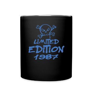 Edition Limitée 1987 Anniversaire Né 1987 - Mug uni - noir - Devant