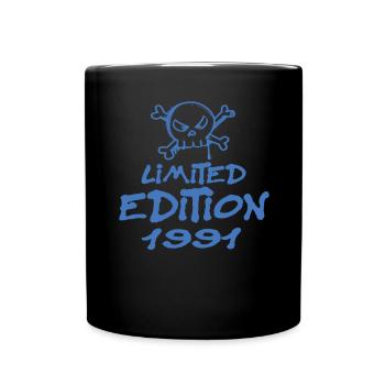 Edition Limitée 1991 Anniversaire Né 1991 - Mug uni - noir - Devant